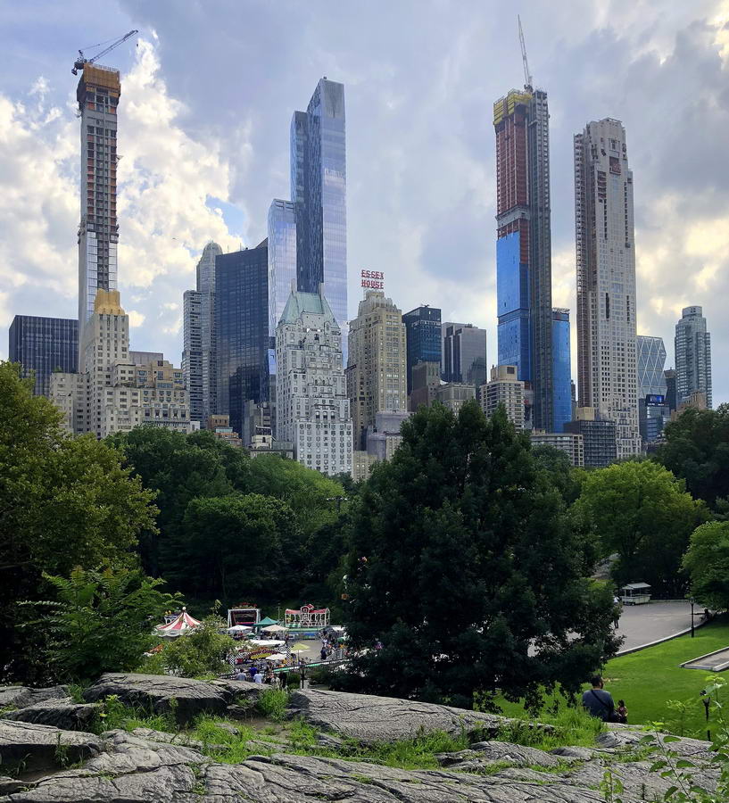 Nowy Jork pełen drapaczy chmur 