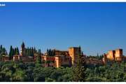 Twierdza Alhambra w hiszpańskiej Granadzie - Andaluzja