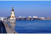 Ukraina Kijów Brzeg Dniepru