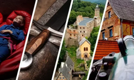 Zamek Grodno piękne lwy, lipa sądowa i duch Małgorzaty