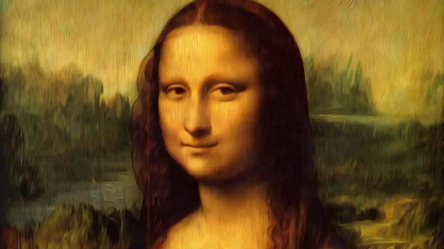 Portret Mona Lisy z Luwru