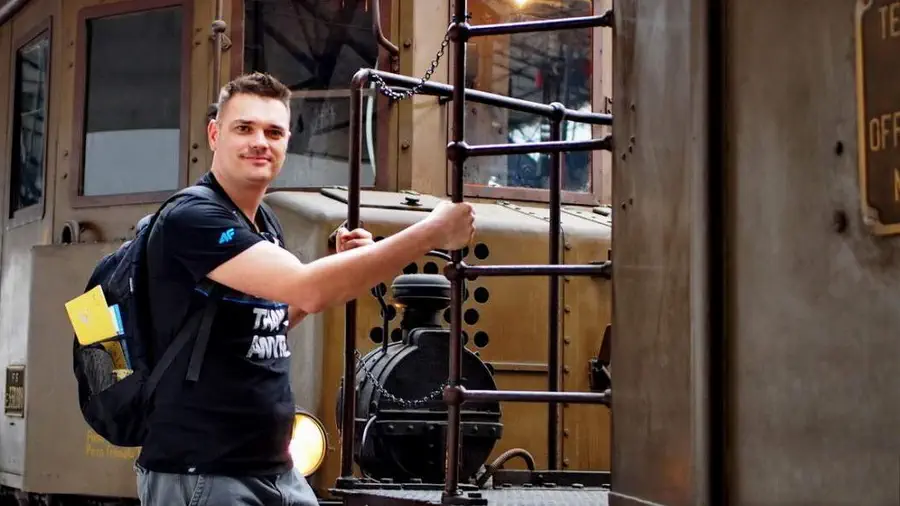 Pociąg w Muzeum Techniki i Nauki w Mediolanie