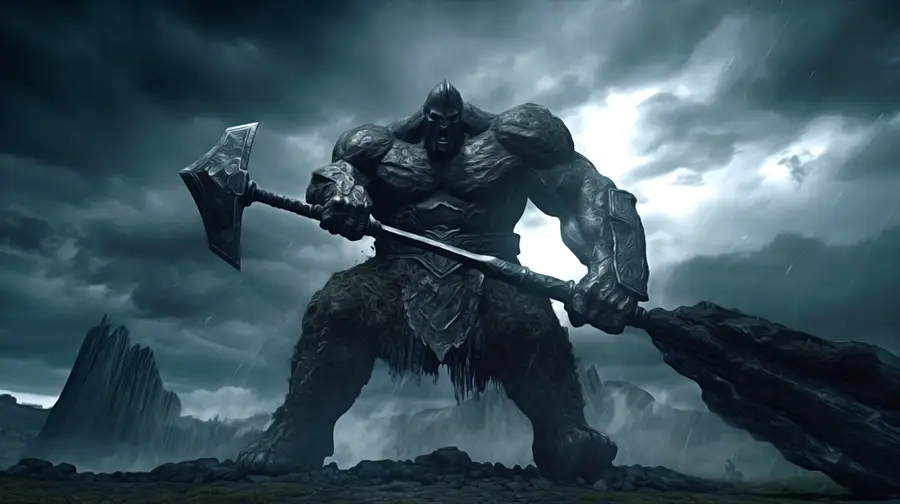 Stolem olbrzym z kamiennych kręgów na Kaszubach