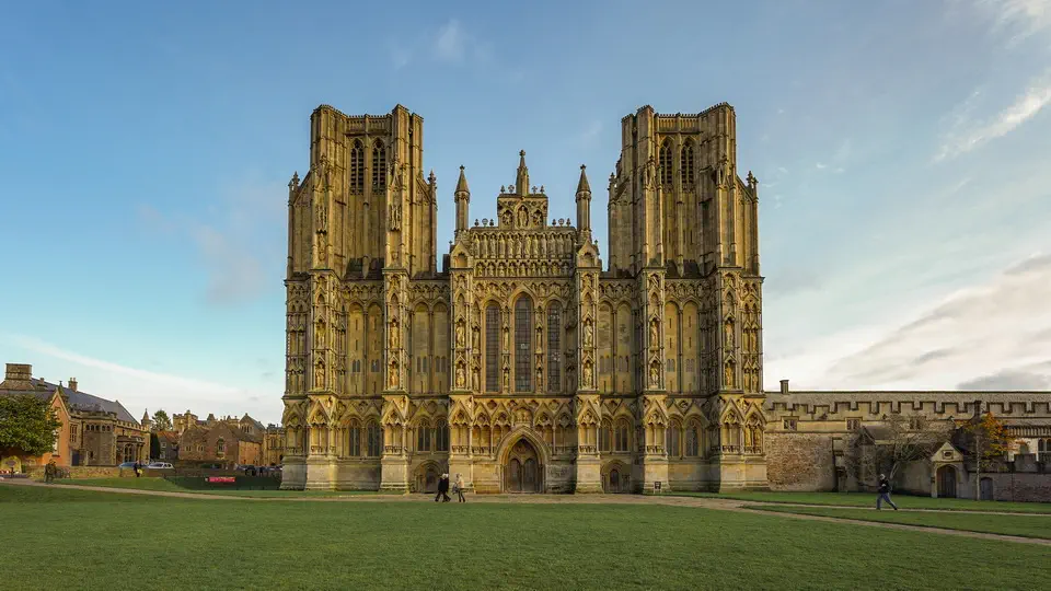 Katedra w Wells, piękny zabytek.