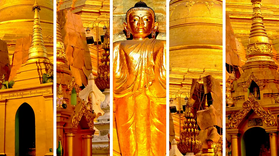 Birma i pagoda Szwedagon