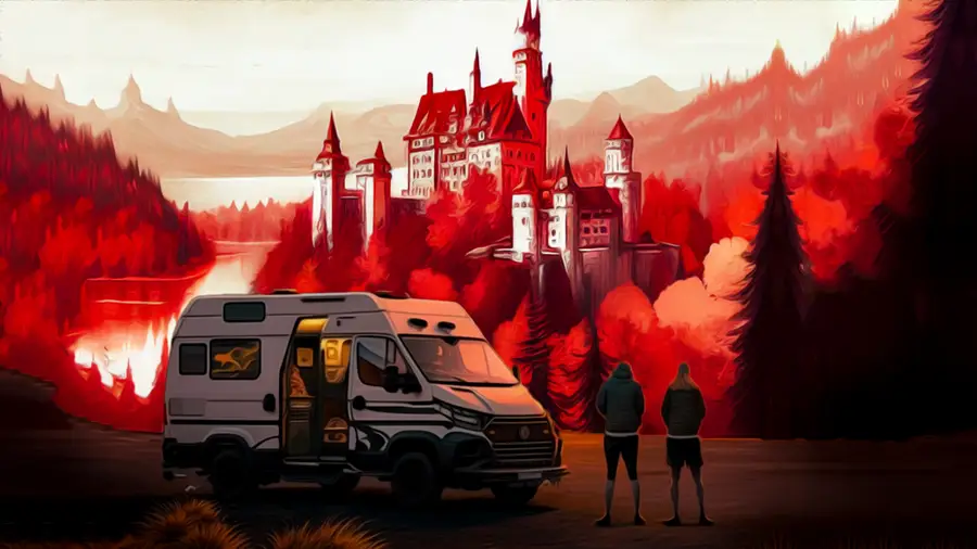 Monachium i zamek Neuschwanstein kamperem po Bawarii