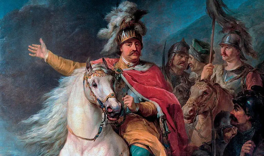Jan III Sobieski na koniu obraz