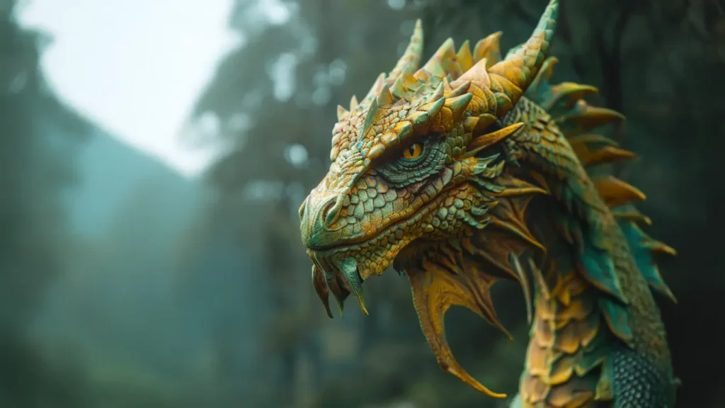 Zielony smok z legend AI. Jak powstała wyspa Bali .