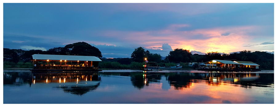 Kanchanaburi-VN-Guesthouse-Tajlandia-rzeka-Kwai-atrakcje-tanio-zakwaterowanie-widok-na-rzekę-zachód-słońca