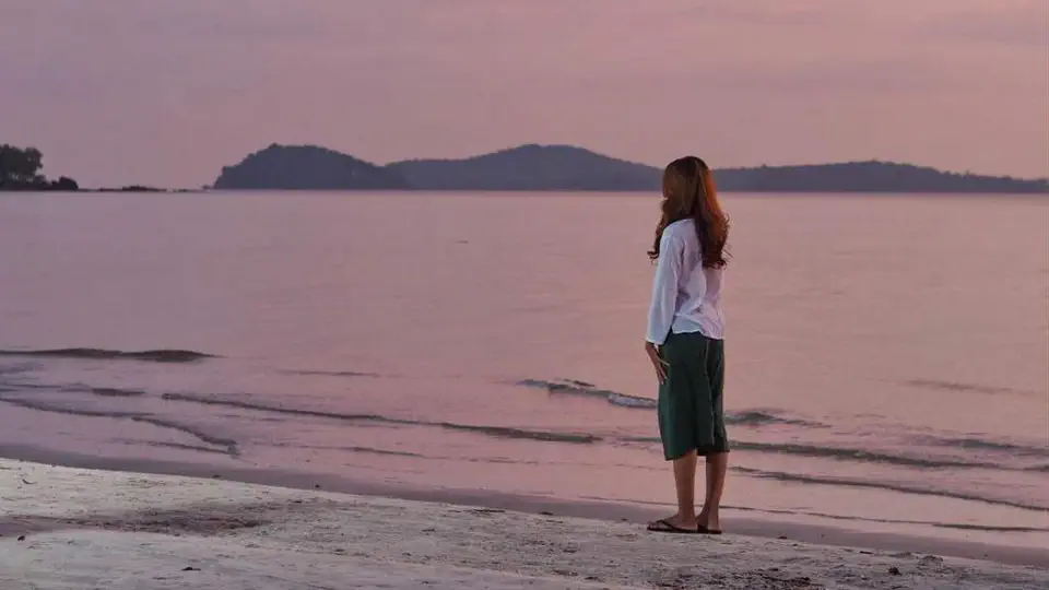 Plaże Sihanoukville są tak ładne że często pojawiają się w Kambodżańskiej telewizji i filmach