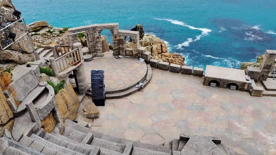 Amfiteatr Minack Theatre, popularna atrakcja turystyczna w południowo-zachodniej Anglii.