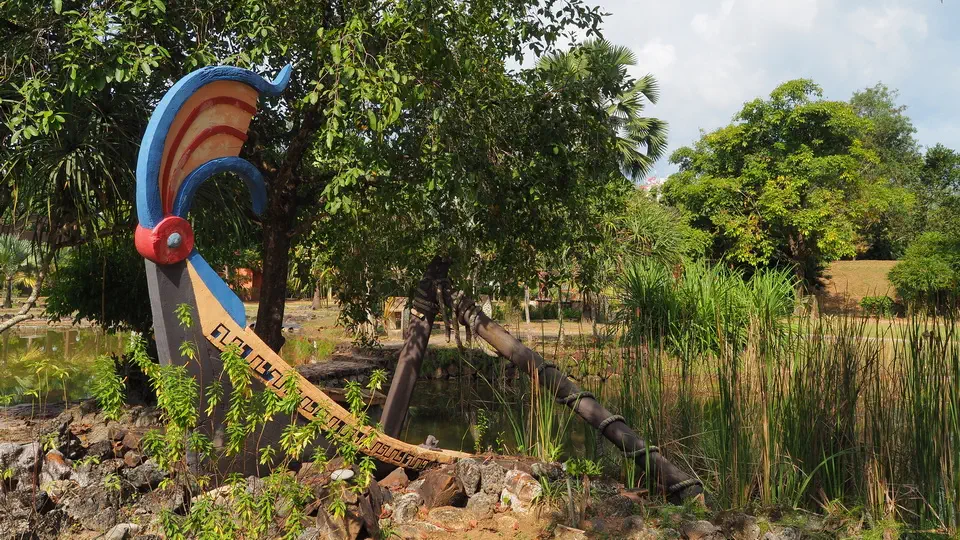 Taman na wyspie Langkawi w Malezji – park malezyjskich legend