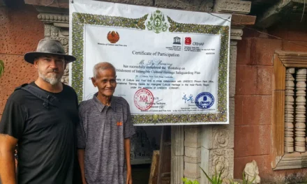 Miniaturowa replika świątyń Angkor Wat w Siem Reap Kambodża