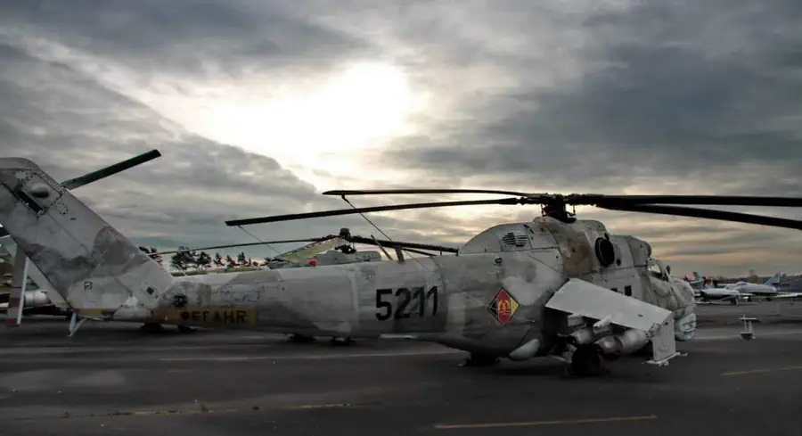 Śmigłowiec bojowy w muzeum w Berlinie