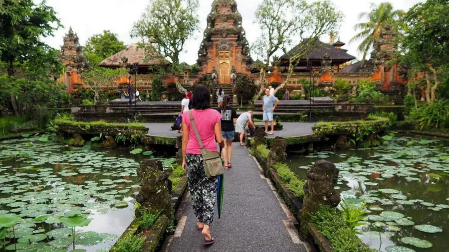 Ubud na Bali - świątynia Saraswati Temple