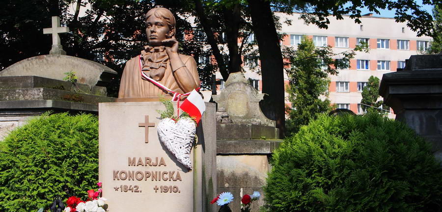 Grób Mari Konopnickiej we Lwowie