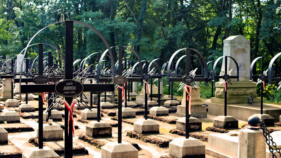 Ukraina - Lwów i Cmentarz Łyczakowski - Powstańcy Styczniowi