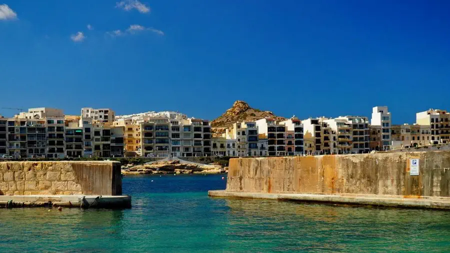 Miasto Marsalforn na wyspie Gozo