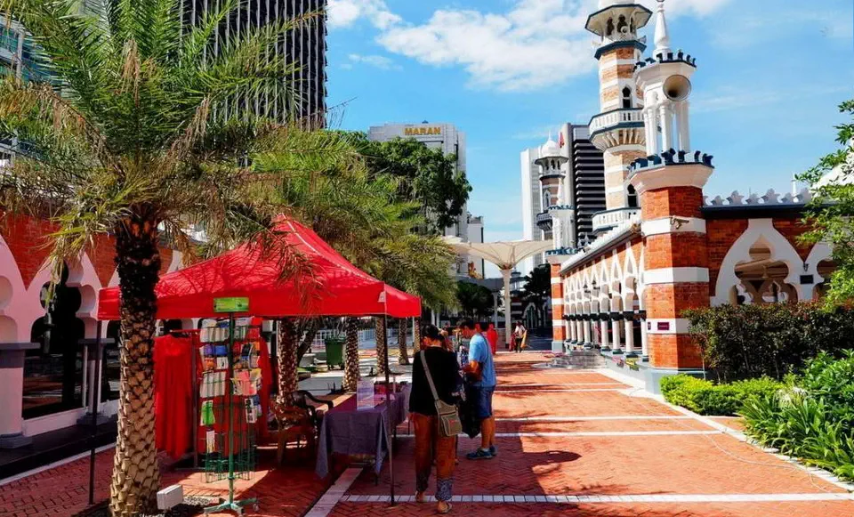 Meczet Jamek w Kuala Lumpur.