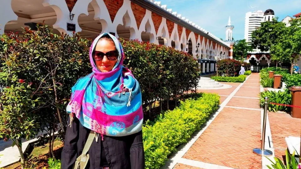 Meczet Jamek w Kuala Lumpur. Magdalena Kiżewska.