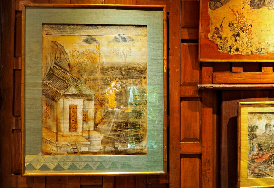 Dom tajlandzki z poprzedniej epoki.