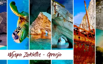 Zakynthos atrakcje wyspy wrak na plaży, Błękitne Groty i inne ciekawostki
