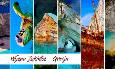 Zakynthos atrakcje wyspy wrak na plaży, Błękitne Groty i inne ciekawostki