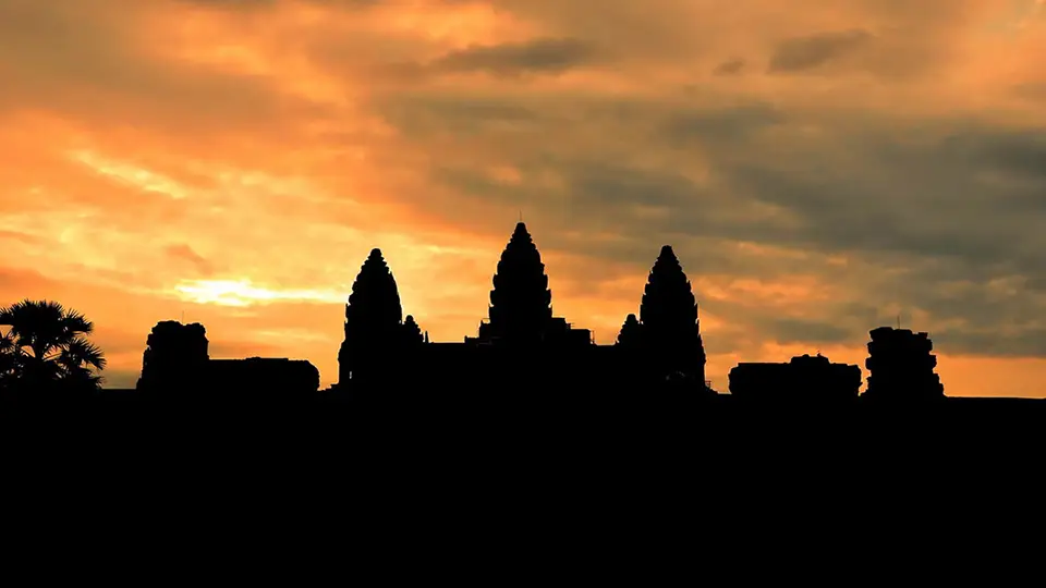 Angkor Wat starożytne ruiny w Siem Reap w Kambodży