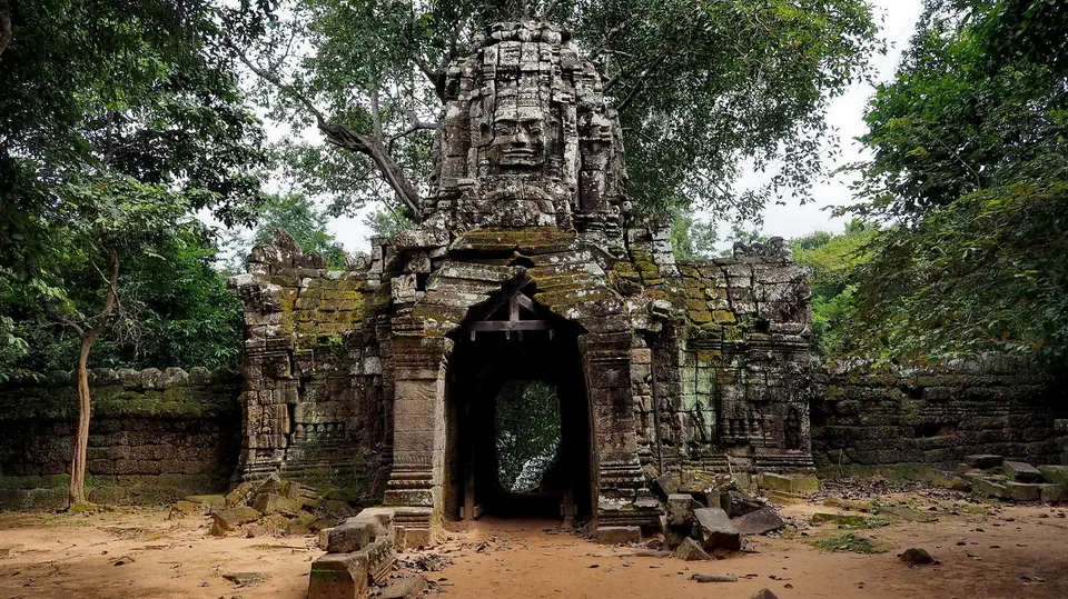 Angkor Wat świątynie w Kambodży.