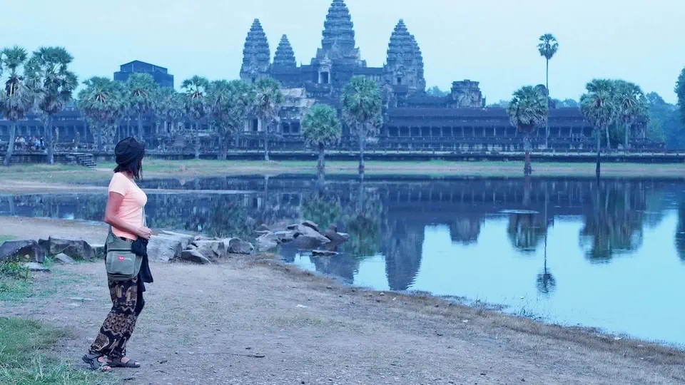 Angkor Wat świątynie w Kambodży. Magdalena Kiżewska.