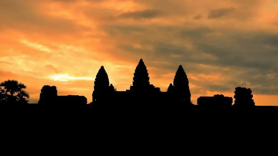 Angkor Wat starożytne ruiny w Siem Reap w Kambodży