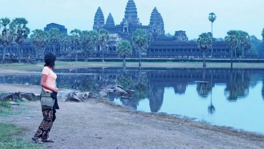 Angkor Wat świątynie w Kambodży. Magdalena Kiżewska.