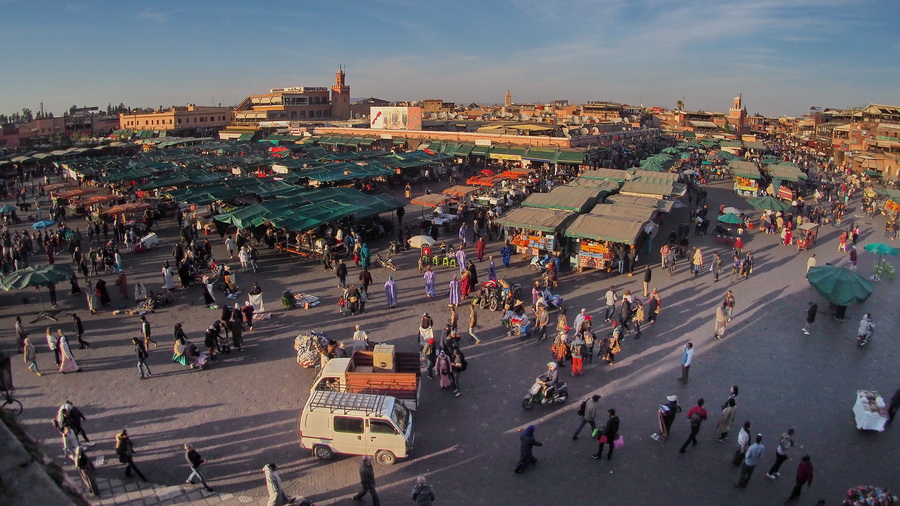 Plac Dżami al Fana w Marrakeszu