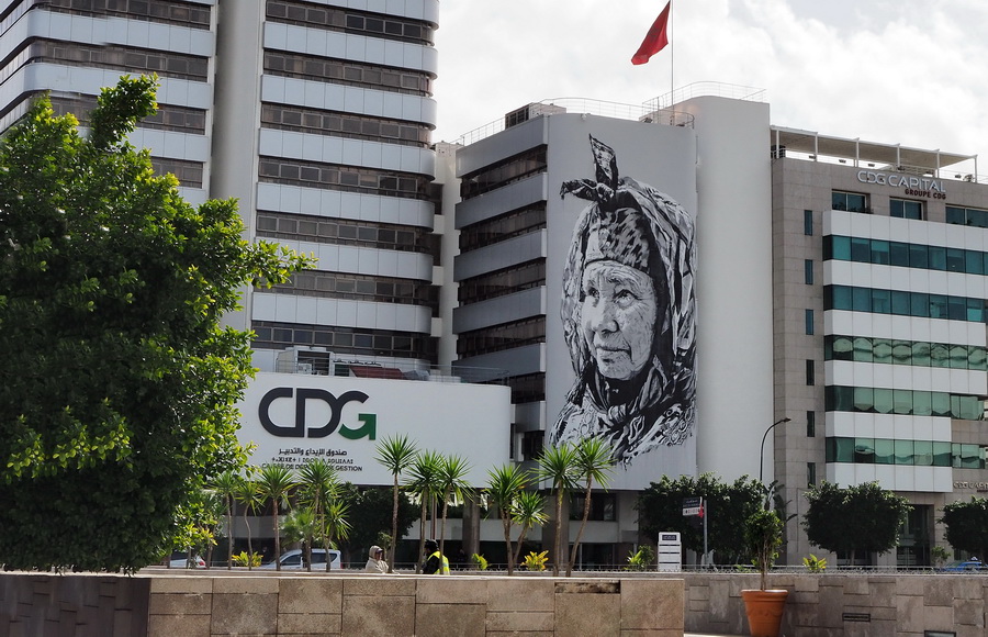 Rabat - Murale w mieście