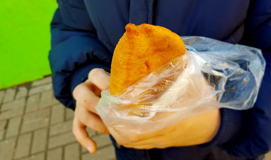 Pączki z parówką po Kijowsku 