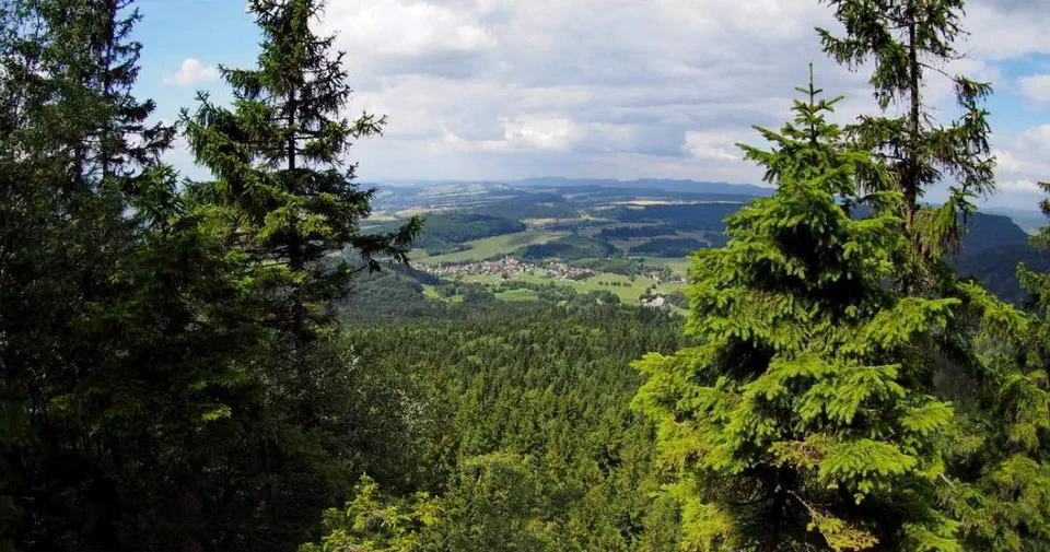 Błędne Skały w Sudetach.