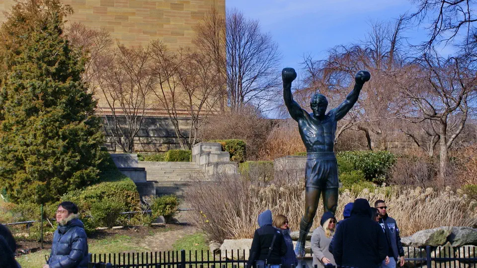 Filadelfia - Pomnik Rocky Balboa.
