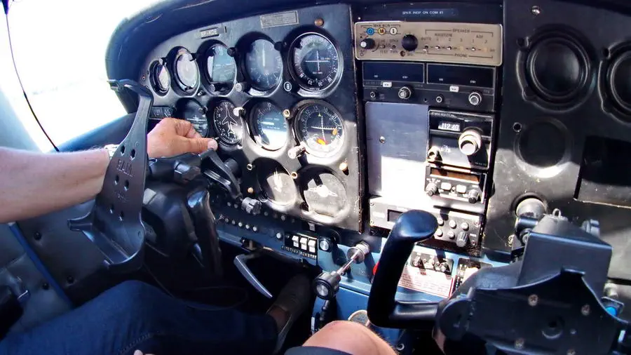 Kokpit samolotu Cessna
