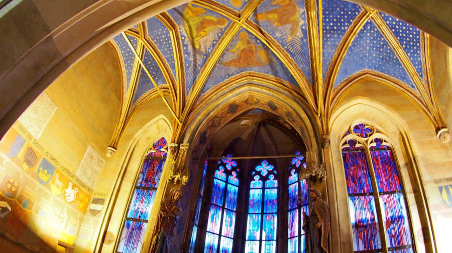 Ulica w Pradze niedaleko ratusza