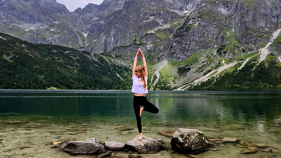 Joga nad Morskim Okiem