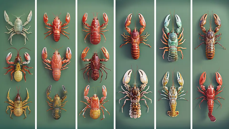 Raki różne rodzaje raków AI