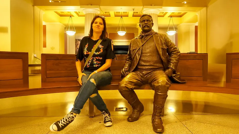Theodore Roosevelt i Magdalena Kiżewska