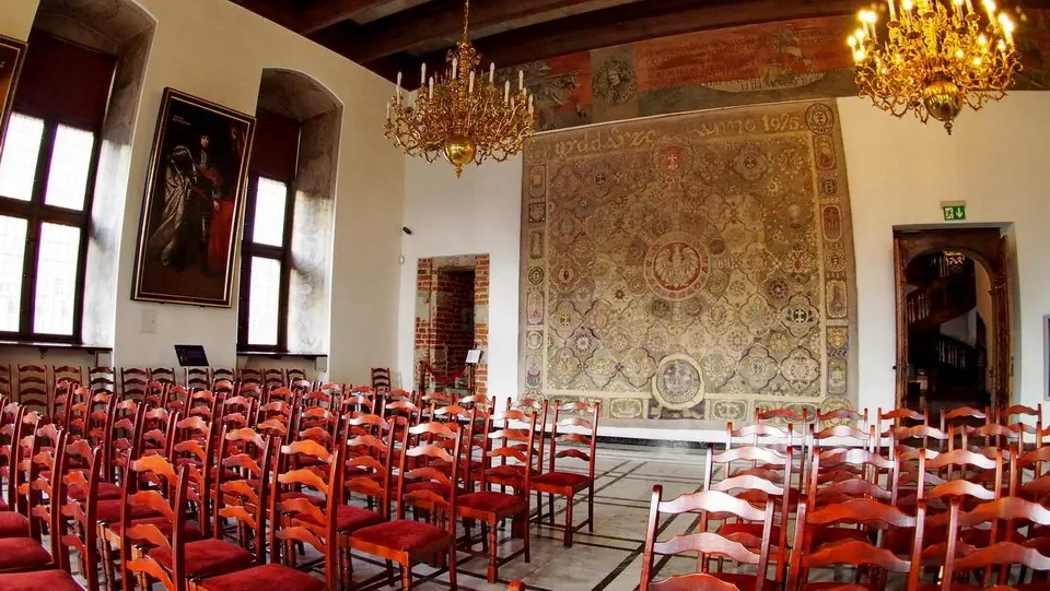 Ratusz Głównego Miasta w Gdańsku. Wielka sala Ławy