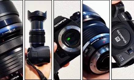 Aparat fotograficzny w podróży mały, wygodny bezlusterkowiec