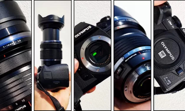 Aparat fotograficzny w podróży wygodny bezlusterkowiec