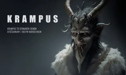 Krampus demon świąt Bożego Narodzenia przeciwieństwo Świętego Mikołaja