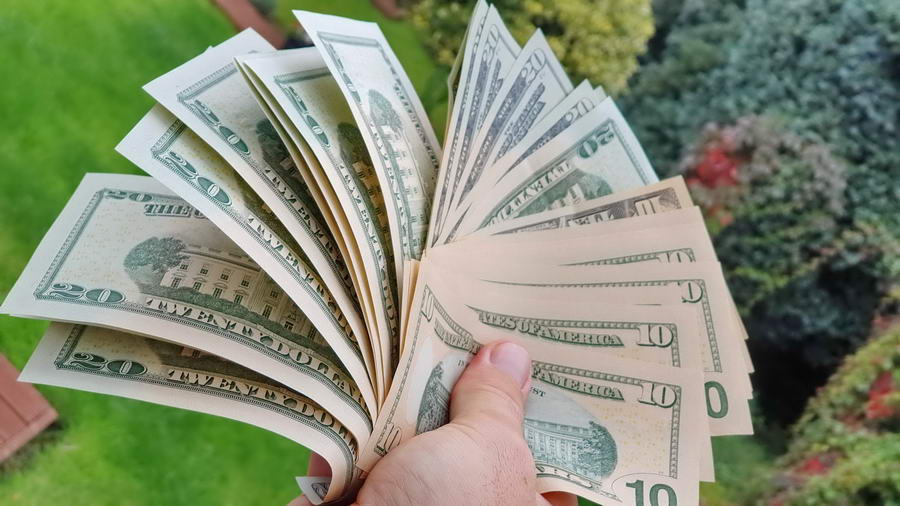 Dolary amerykańskie w banknotach