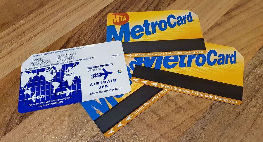 Bilety na metro w Nowym Jorku