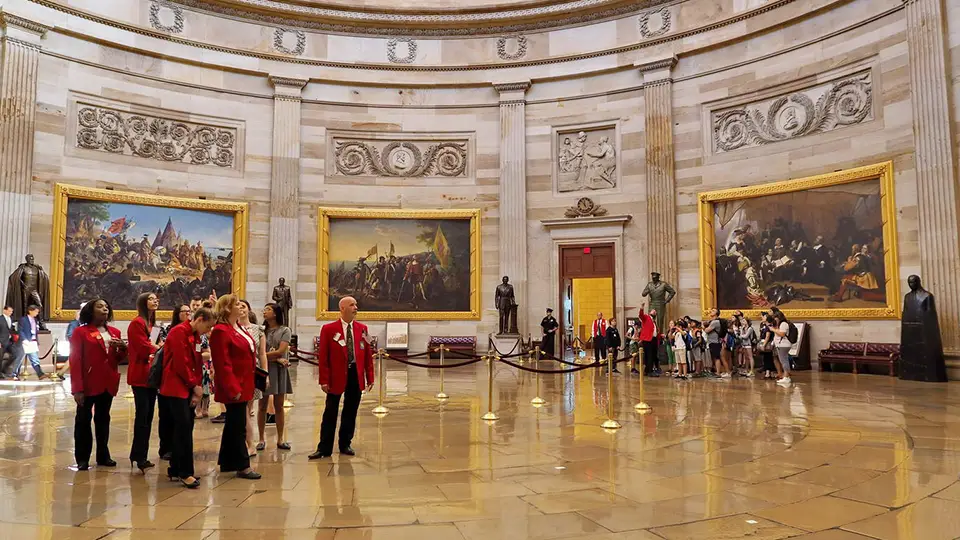 Wizyta w Kapitolu Amerykańskim w Waszyngtonie DC