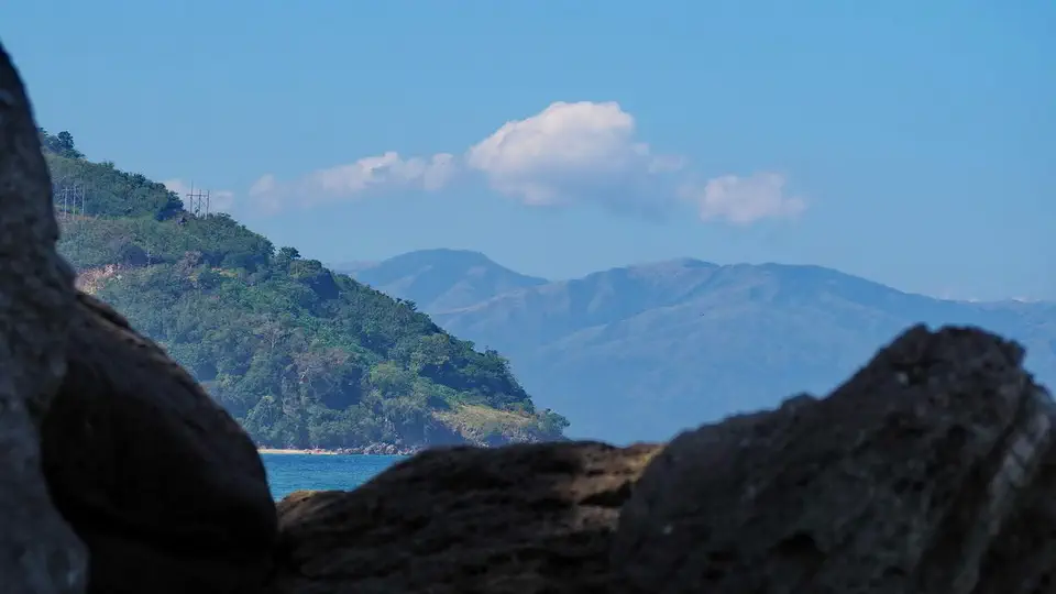 Trudno dostępne góry na wyspie Mindoro na Filipinach